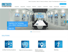 Tablet Screenshot of matrixtelesol.com